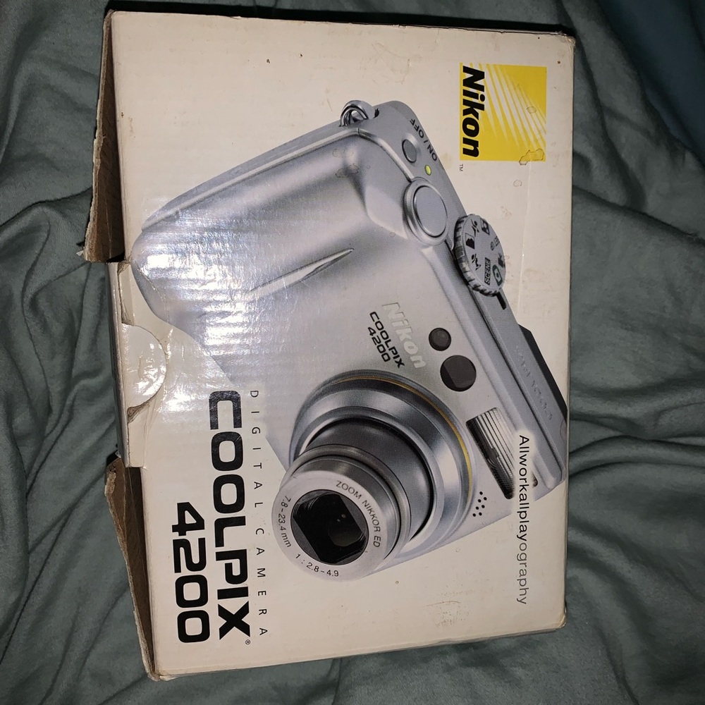 Nikon Silver Digital Camera with Advanced Features